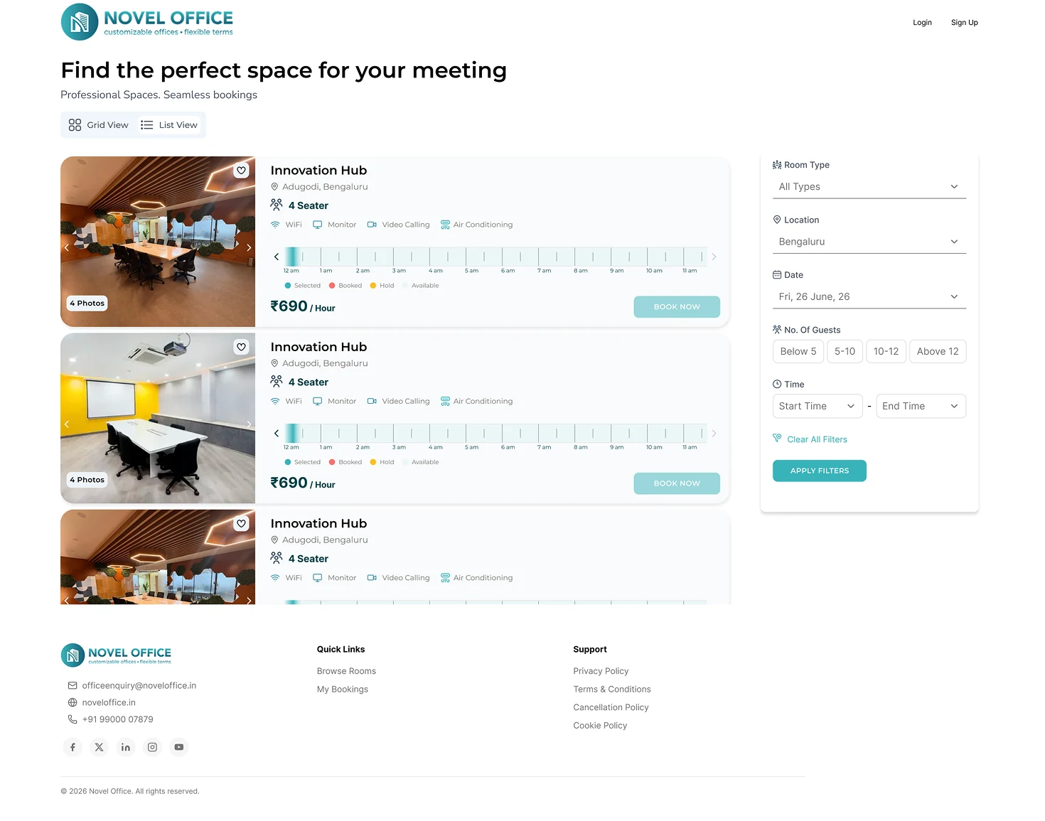 Meeting Room UI 02